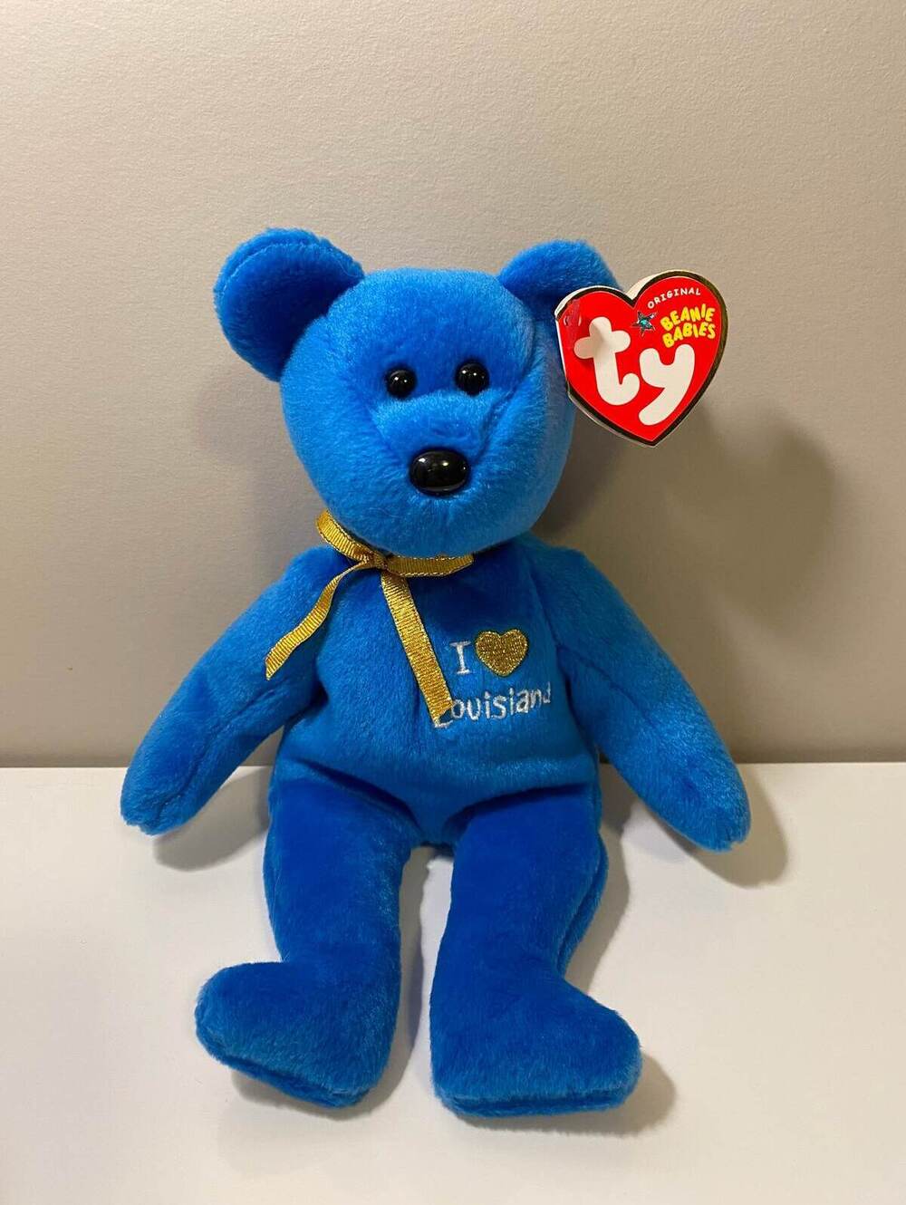 Ty Beanie Baby “Louisiana” the I Love Louisiana Bear - State Exclusive (8.5 inch